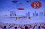 Talented sand artist creates touching SG50 tribute to Mr Lee Kuan Yew - 17