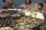 Massive steam-table seafood spread elicits excited exclamations - 53