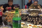 Massive steam-table seafood spread elicits excited exclamations - 52