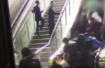 Crowded escalator in China shopping mall abruptly changes direction - 8