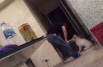 Shocking video shows guy dangling dog by its neck on leash  - 2