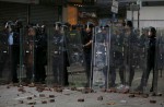 Hong Kong riot police clash with protesters - 11
