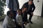 5-year-old Palestinian firebomb survivor meets hero Ronaldo - 3