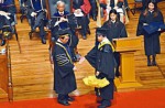 Student refused diploma after opening yellow umbrella at graduation  - 18