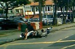 Motorcyclist seriously injured after slamming into jaywalker at Sims Ave - 13