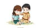 Descendants of the Sun fans recreate romance through fan art - 5