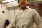 Caught on camera: Old man hurls racist rant on train and assaults passenger - 7