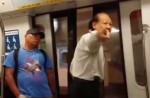 Caught on camera: Old man hurls racist rant on train and assaults passenger - 5