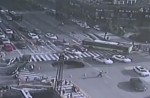 Video captures sinkhole collapsing in middle of busy road - 15