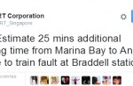 25-minute delay on North-South Line due to train fault at Braddell station - 1