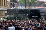 Chaos at historic West Ham vs Manchester United match - 44