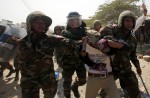 Cambodian police open fire on protesters - 3