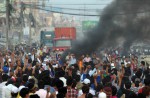 Cambodian police open fire on protesters - 12