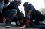 Hong Kong riot police clash with protesters - 12