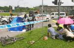 Yishun cyclist killed by cement mixer, driver arrested - 1