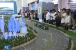China testing bus that takes up less road space - 8