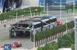 China testing bus that takes up less road space - 9