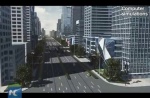 China testing bus that takes up less road space - 29