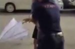 Woman uses umbrella to stop group of men from fighting at Jurong car workshop - 1