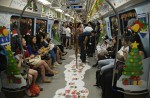 Christmas-themed MRT train begins plying North-South, East-West Lines - 3