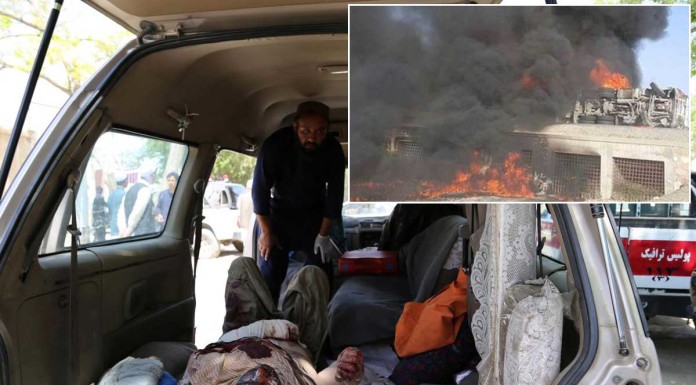 Afghan road crash inferno leaves at least 73 dead