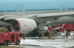 Panic as Korean Air plane caught fire - 1