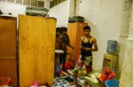 Foreign workers living in bin centres - 12