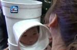 Toddler's head gets stuck in L-shaped water pipe - 5