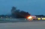 Singapore Airlines plane catches fire at Changi Airport - 5