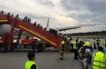 Singapore Airlines plane catches fire at Changi Airport - 9