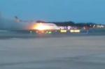 Singapore Airlines plane catches fire at Changi Airport - 7