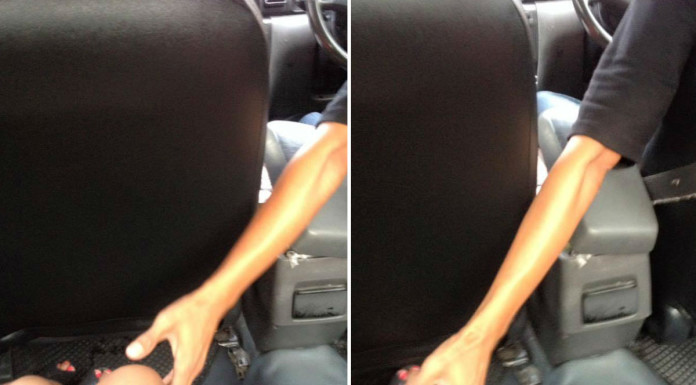 Photos of Thai cabbie getting grabby with female passenger lead to suspension, fine