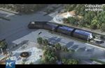 China testing bus that takes up less road space - 31