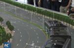 China testing bus that takes up less road space - 33
