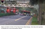 SBS Transit bus runs over pedestrian outside Toa Payoh bus interchange - 4