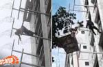 SCDF rescues man hanging precariously on clothes rack in Tampines - 1