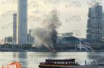 Boat catches fire near Esplanade - 6