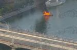 Boat catches fire near Esplanade - 9