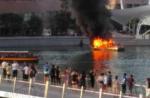 Boat catches fire near Esplanade - 11