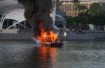 Boat catches fire near Esplanade - 45