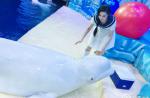 Fan Bingbing riles animal activists by kissing beluga whale - 6