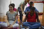 Foreign workers enjoy facials, massages at community event - 7