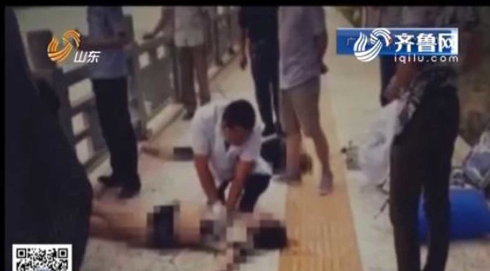 Five people in China drown trying to save woman who jumped into river