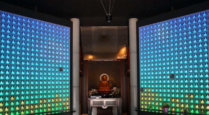 High-tech Tokyo temple offers futuristic resting place for departed