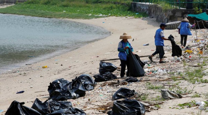 Hong Kong takes aim at China for trash on beaches