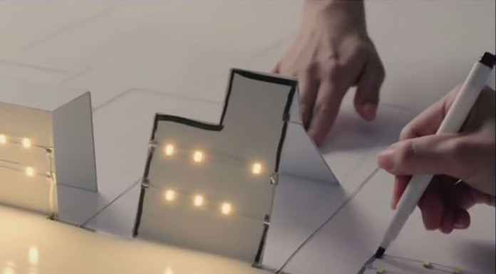 Magic marker! Japanese pen lights up artwork