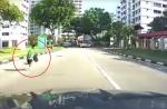 Boy lucky to be alive after dashing onto road, getting hit by car - 0