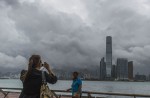 Typhoon shuts down Hong Kong with strong winds and rain - 9