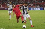 1st-ever football match at new National Stadium - 1