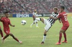 1st-ever football match at new National Stadium - 10